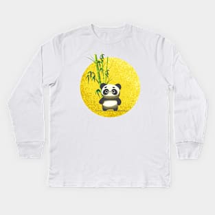 Panda Kids Long Sleeve T-Shirt